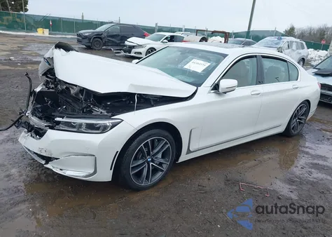 2021 BMW 750I xDrive from USA, damaged, VIN WBA7U2C08MCF73551